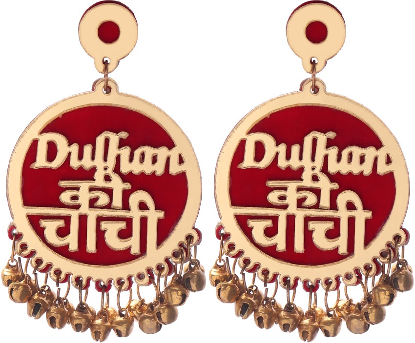 Flipkartcom  Buy A2 Fashion Dulhan Ki Haldi Jhumka Earring Alloy Jhumki  Earring Online at Best Prices in India