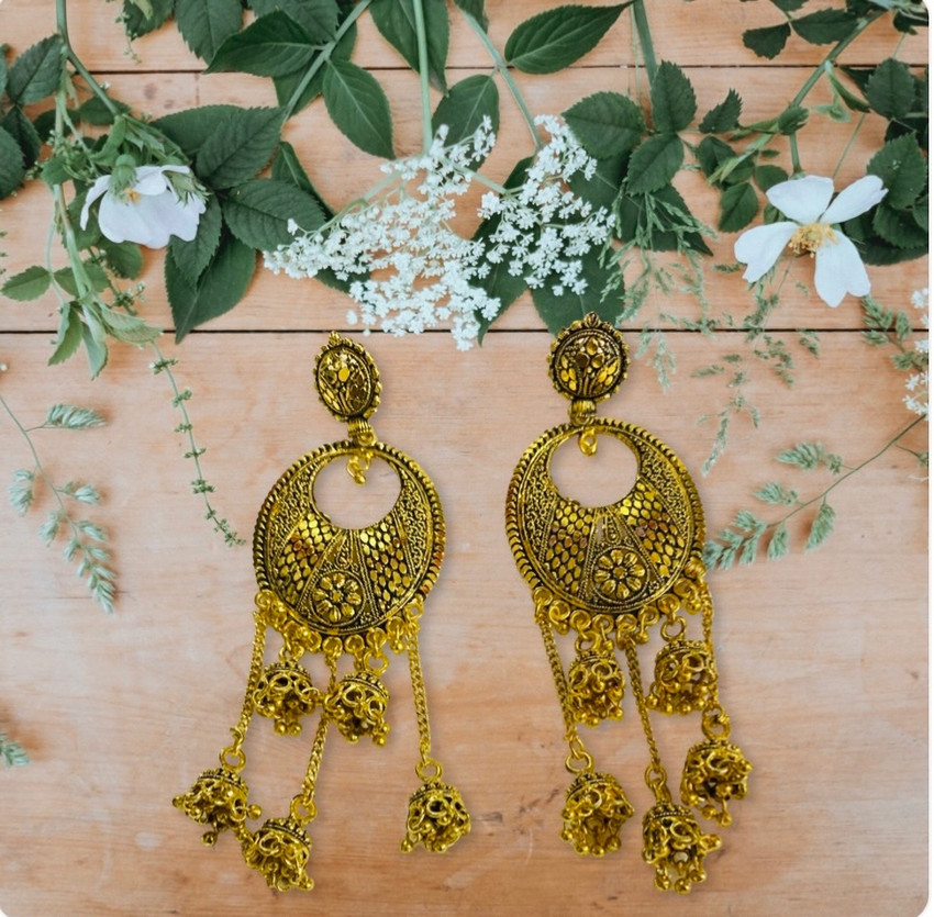 Jhumka earrings design with price on sale