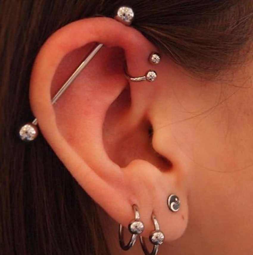 Anicina Rook Curved Barbell Piercing Jewelry India | Ubuy