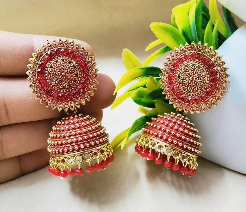 Buy Samyukta Singhania Kundan Jhumka Earrings Online  Aza Fashions