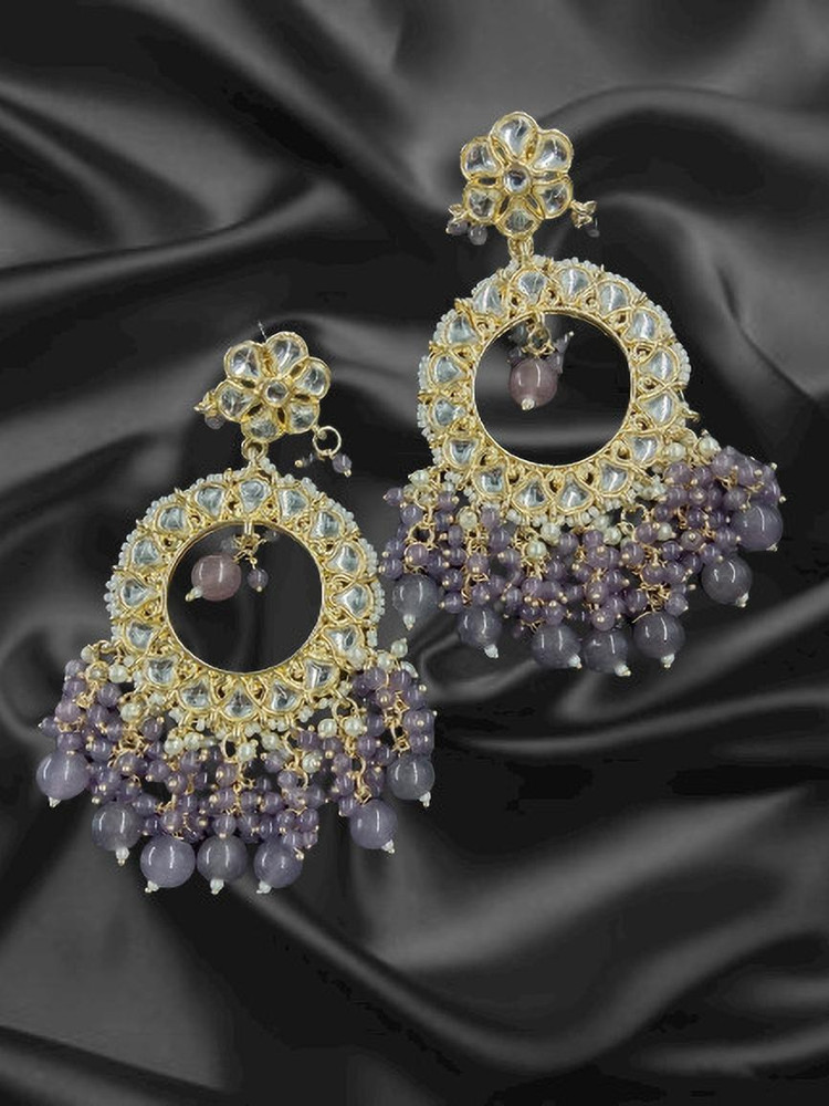 Purple earrings discount traditional
