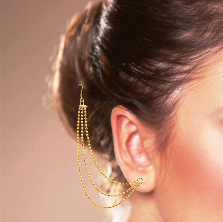 Bridal ear chain top