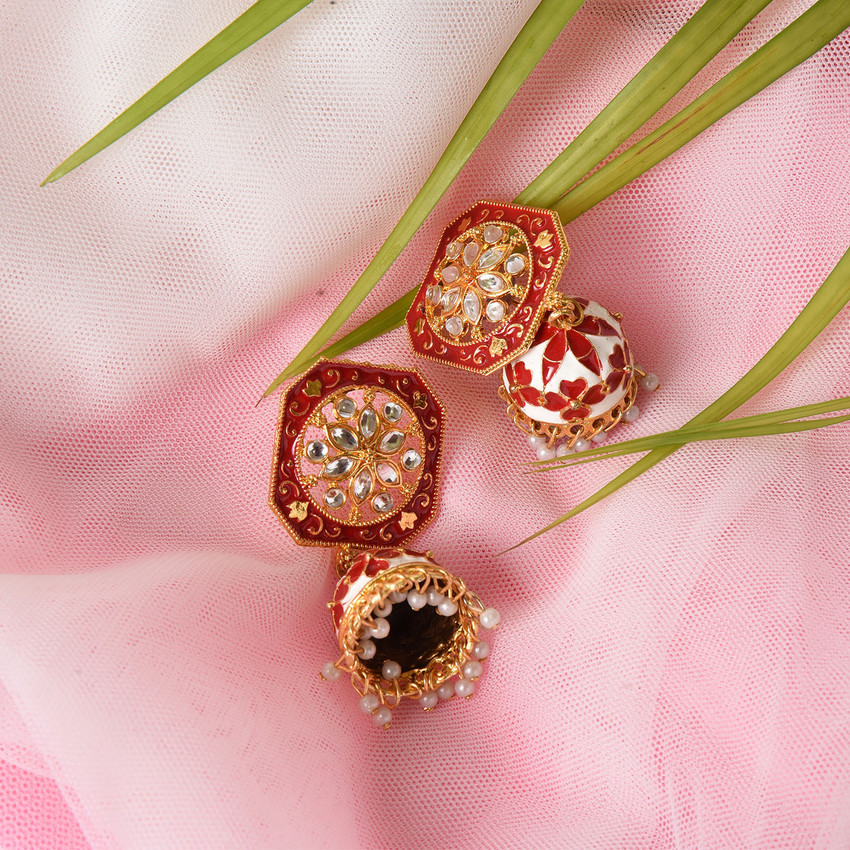 Flipkart Buy Nilu s Collection Cute Drop Jhumka Earrings