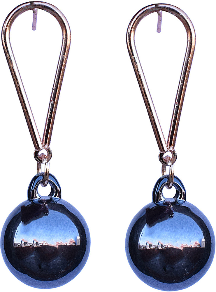 Details more than 87 black ball drop earrings latest 3tdesign.edu.vn