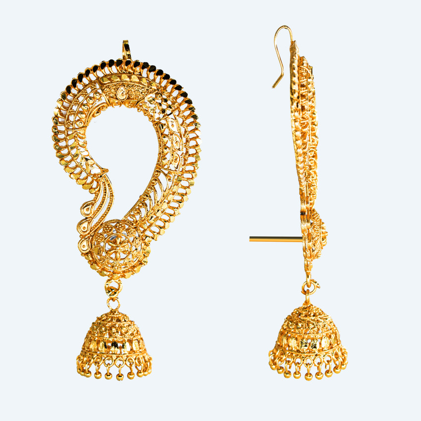 Gold earrings full hotsell ear