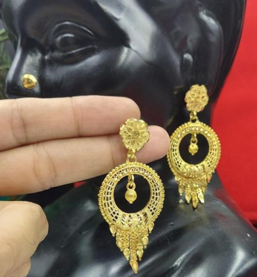 Bijli earrings in gold sale