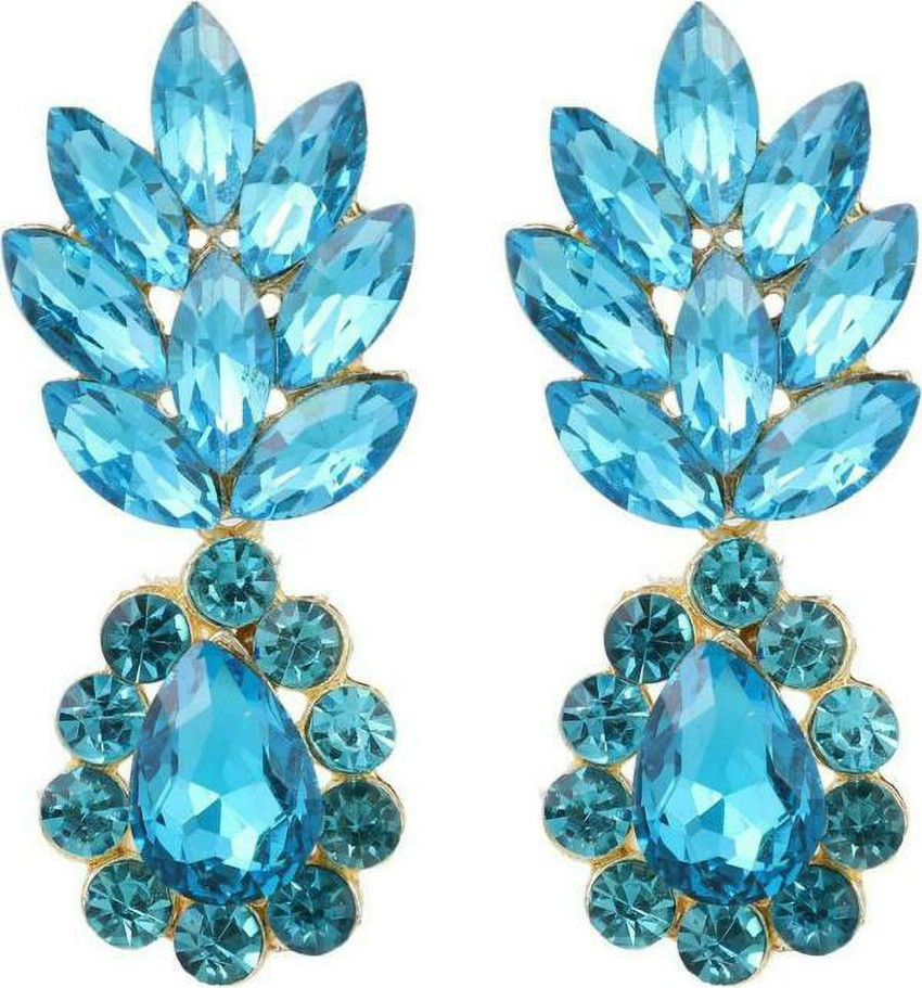 Buy AKISON JEWELS Glass Stone Earrings for Girls Flipkart