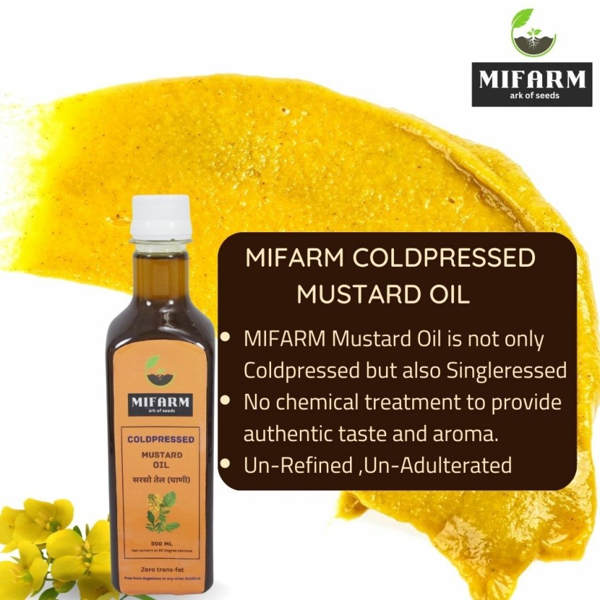 MIFARM COLDPRESSED MUSTARD AND COCONUT OIL Mustard Oil PET Bottle Price in  India - Buy MIFARM COLDPRESSED MUSTARD AND COCONUT OIL Mustard Oil PET  Bottle online at