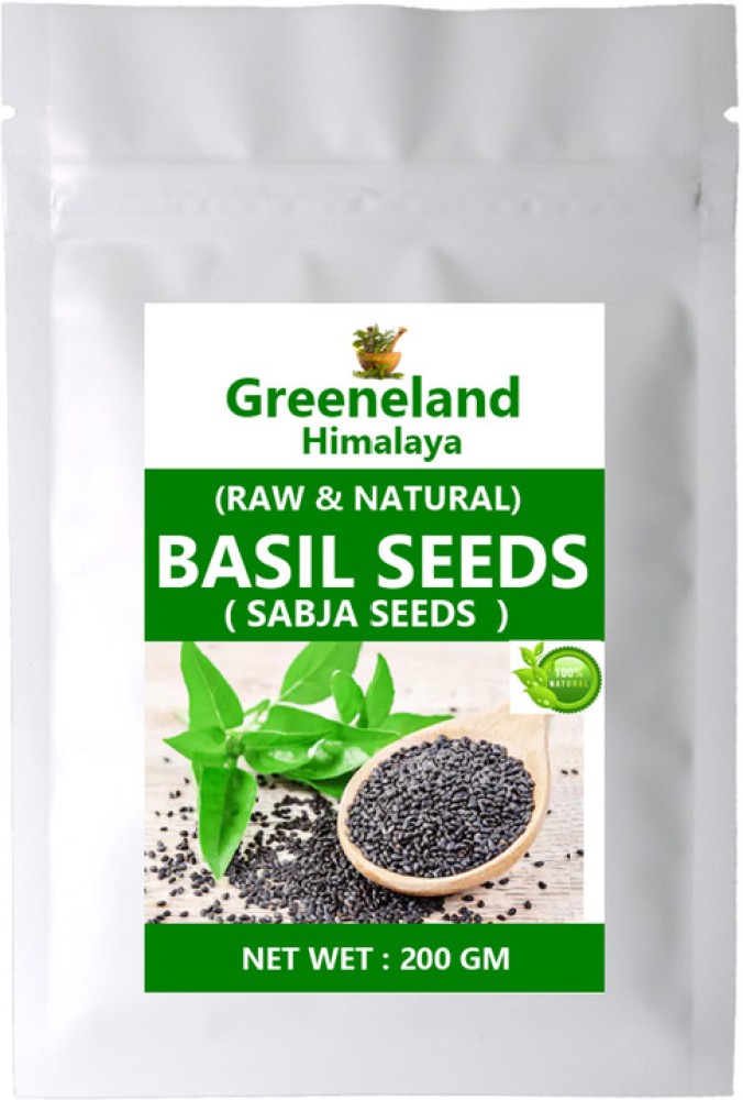 GREENELAND BASIL SEEDS SABJA SEEDS TUKMARIA SEEDS FALOODA