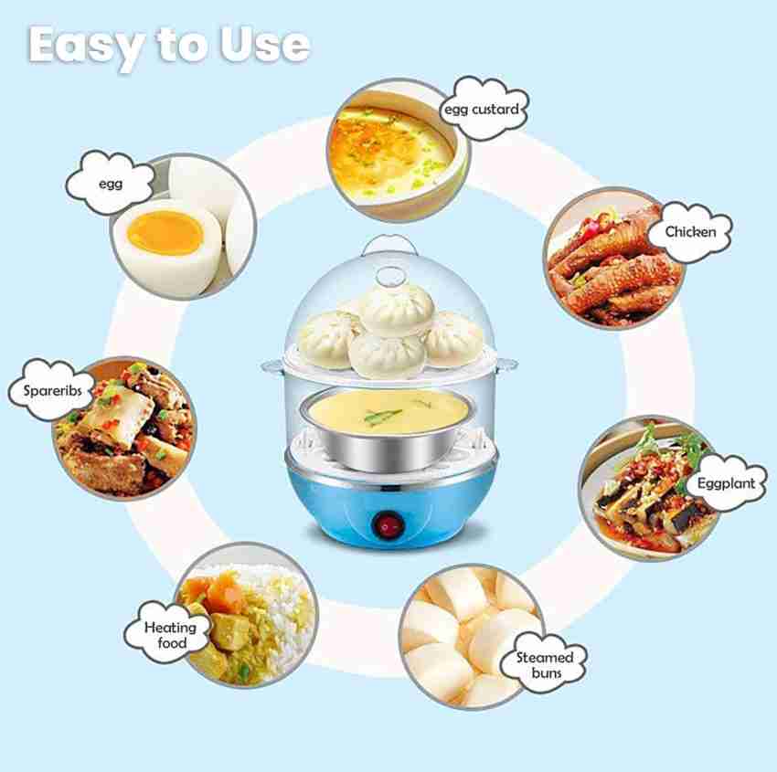 Buy ZURU BUNCH Electric Egg Cooker Boiler Maker Soft, Medium or Hard Boil,  14 Egg Capacity Two Layer Egg Maker, Egg Steamer Online at Best Prices in  India - JioMart.