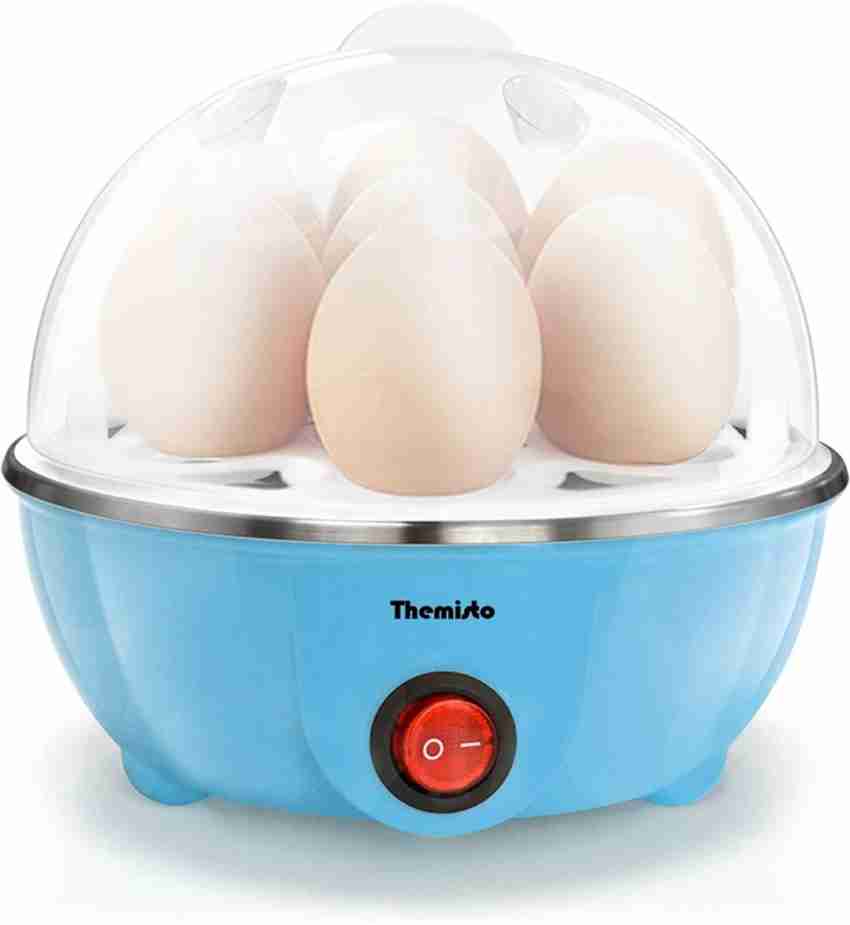7-Egg Automatic Easy Egg Cooker, Steamer, Poacher (Teal)