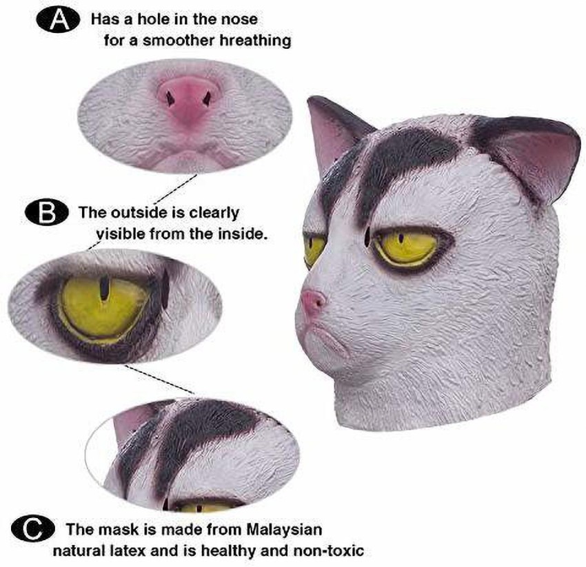 realistic cat mask