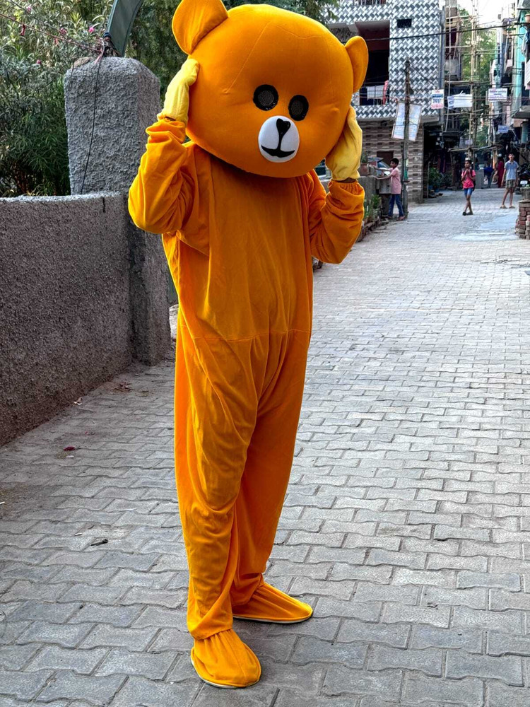 BGT Attractive Smart Yellow Teddy Bear Mascot Costume For Weddings Functions Elders Halloween Costume Price in India Buy BGT Attractive Smart Yellow Teddy Bear Mascot Costume For Weddings Functions El...
