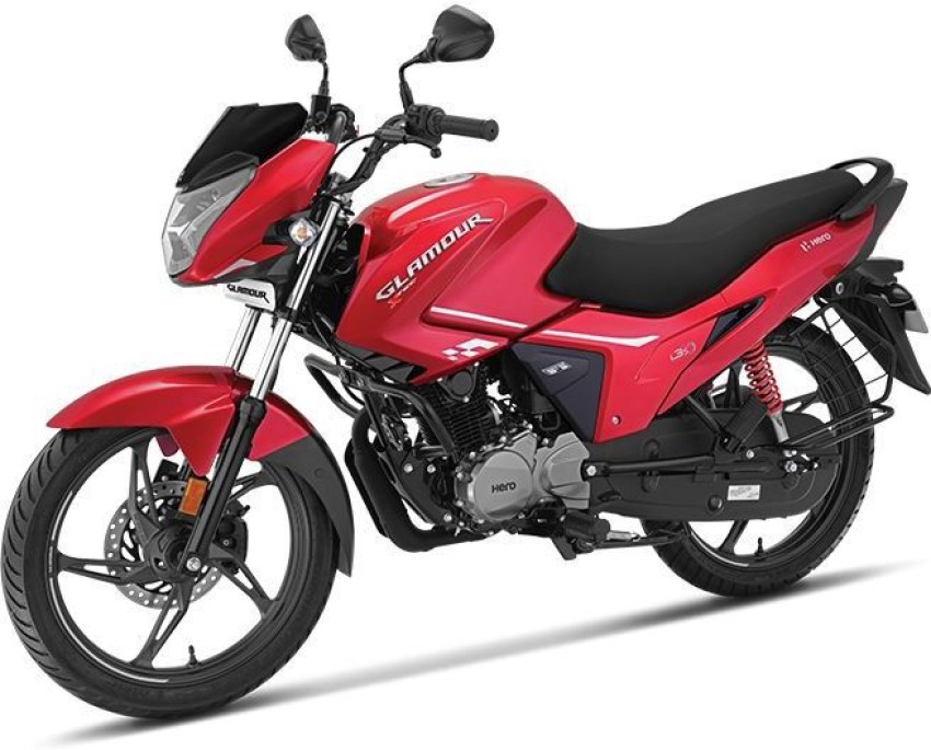 Hero glamour 125 2024 red colour