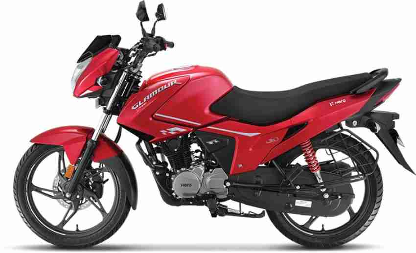 Red glamour online bike price