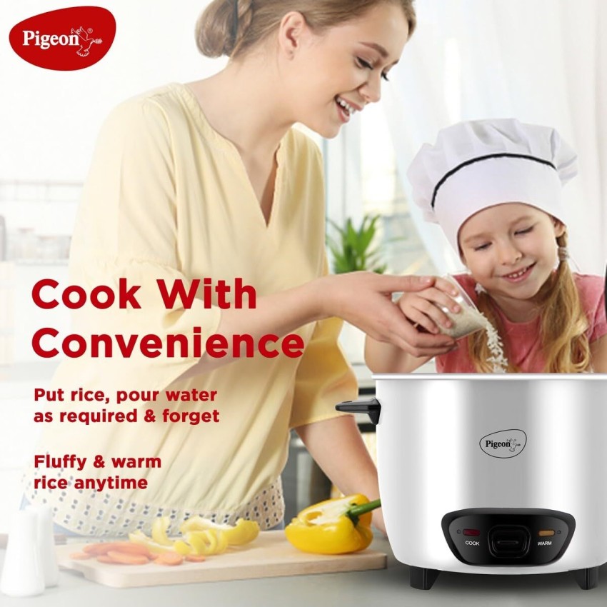 Pigeon Joy Double Pot 1.8 L Blossom Electric Rice Cooker Price