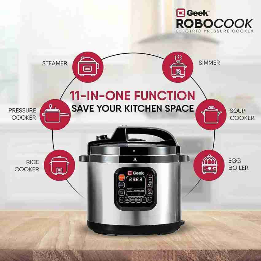 Geek Robocook Zeta Electric Pressure Cooker Price in India - Buy 