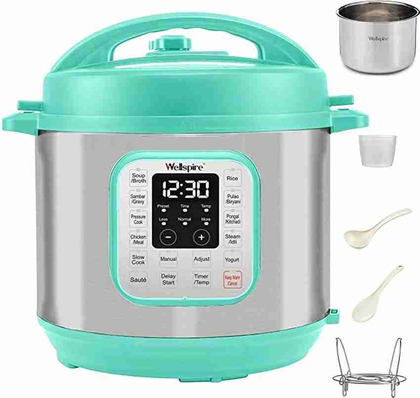 Wellspire Instant Pot with 304 Stainless Steel Inner Pot Electric Pressure Cooker Price in India Buy Wellspire Instant Pot with 304 Stainless Steel Inner Pot Electric Pressure Cooker Online at Flipkar...