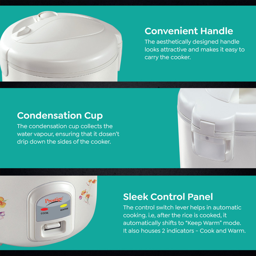 Prestige rice cooker 1.2 litres discount