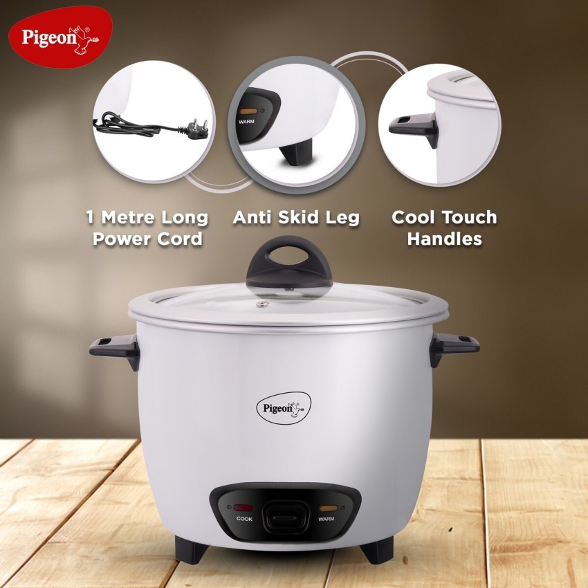 Pigeon Joy 390 Double Pot Electric Rice Cooker Price in India