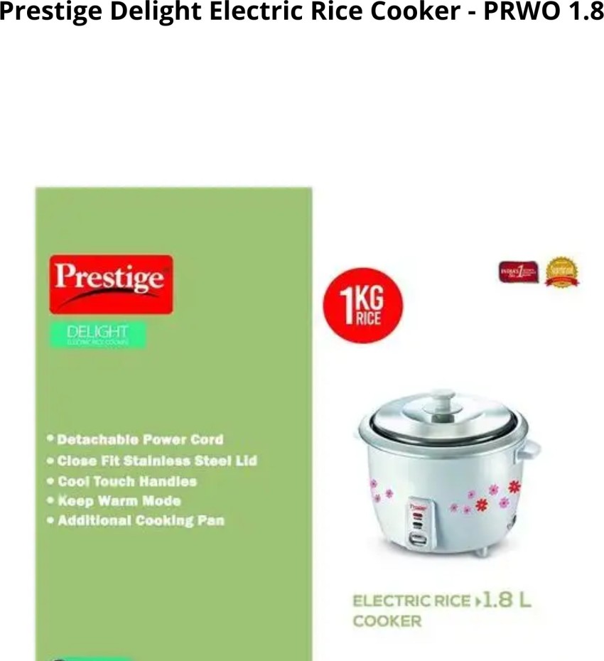 Buy Prestige Delight PRWO Electric Rice Cooker White, 0.6 Litre