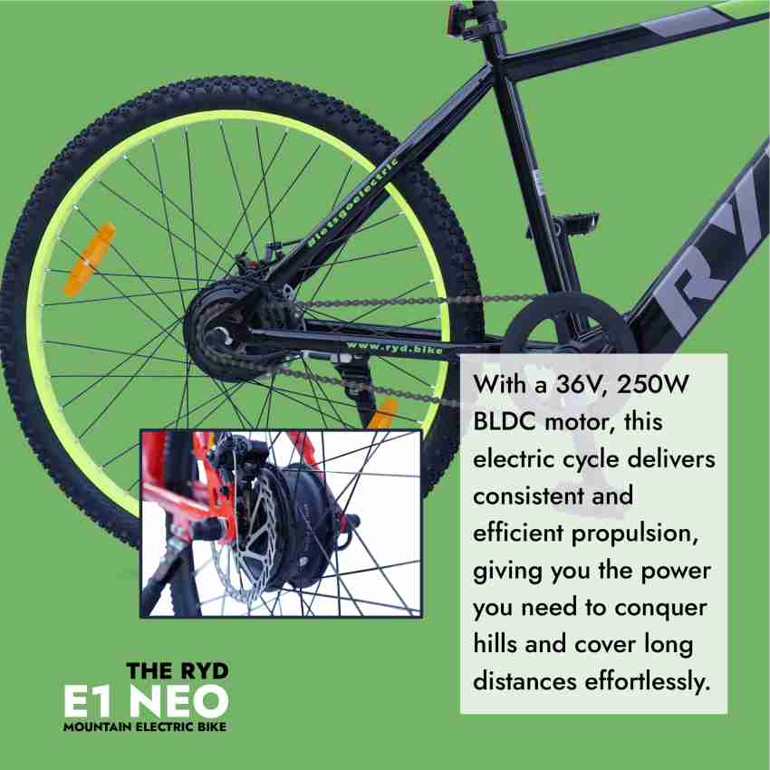 RYD E1 Neo 27.5 inches Single Speed Lithium ion Li ion Electric