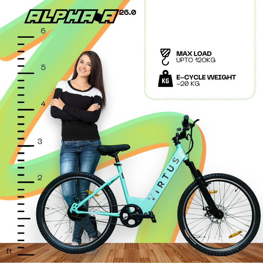 Virtus motors electric bicycle price clearance