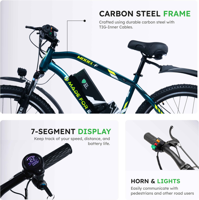 Steel frame electric on sale bike