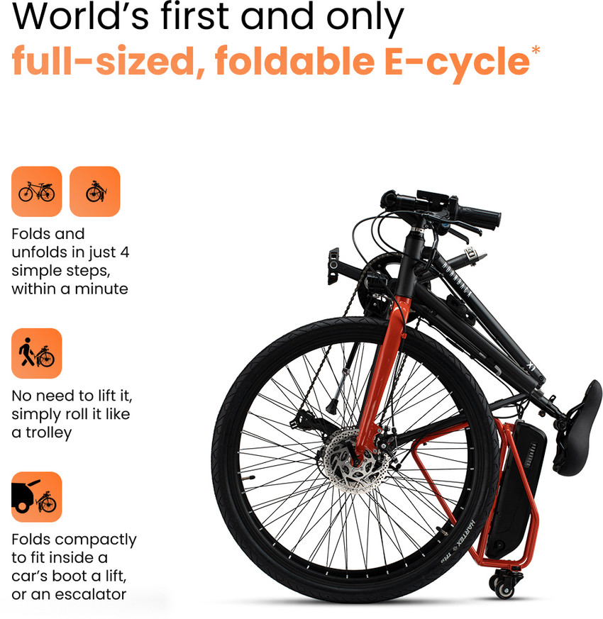 Electric bike with hotsell battery in frame
