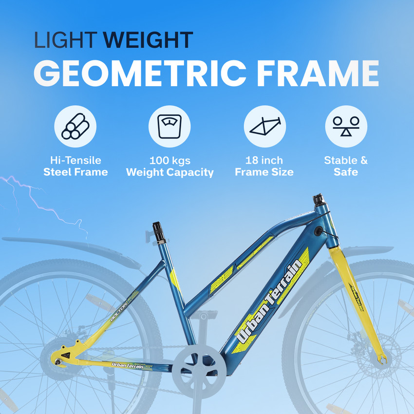 Urban Terrain Bolton Electric Cycle For Men Women Ages 15 Range
