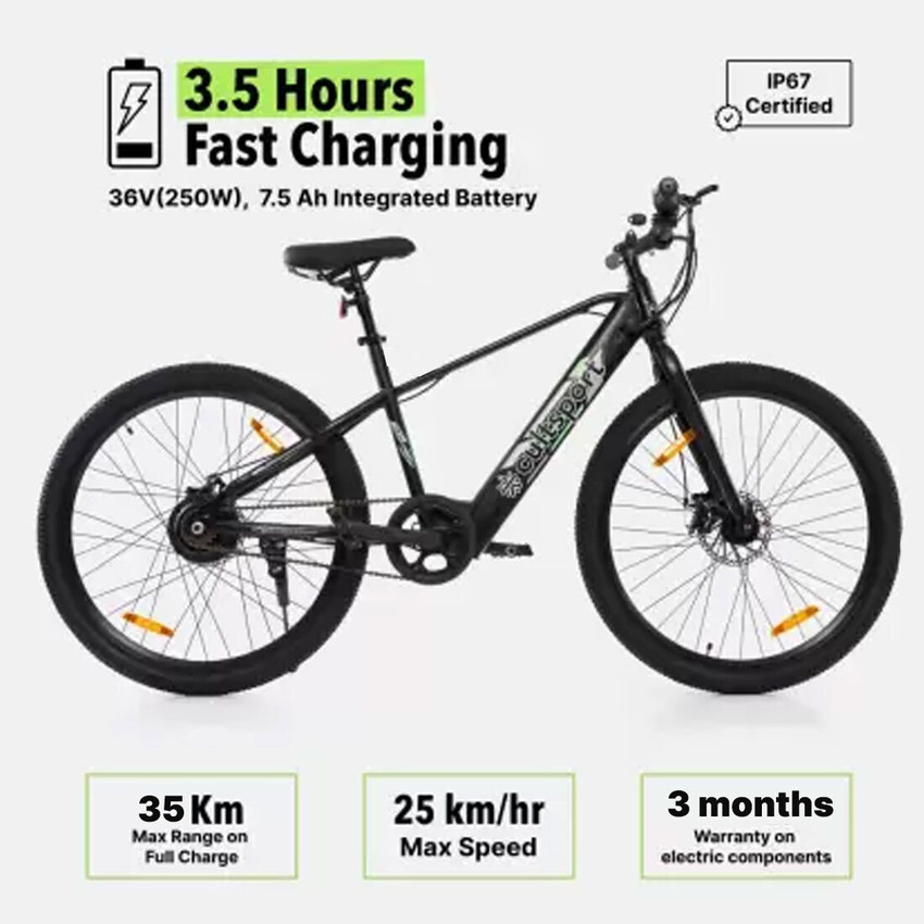 Charger cycle rate outlet