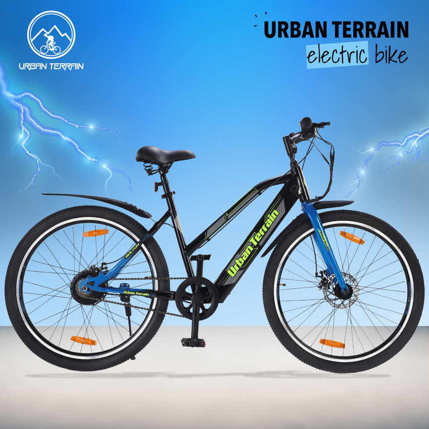 Urban Terrain Bolton For Men Women Ages 15 Range 35 km Battery Cycles 27.5 inches Single Speed Lithium ion Li ion Electric Cycle