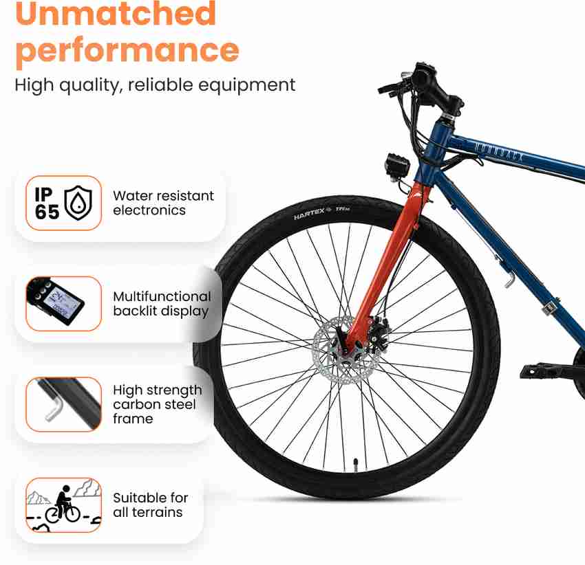 HORNBACK X1 World First Diamond Frame 7.6A Battery 45KM Range 28