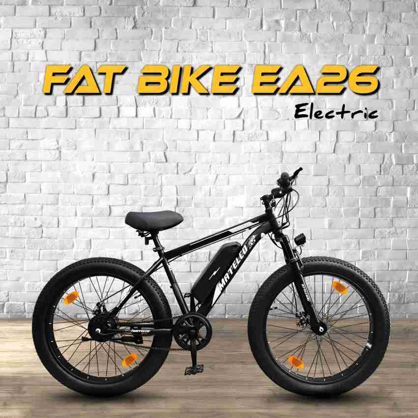MATELCO FAT BIKE EA 26x400 TYRE 26 inches Single Speed Lithium ion Li ion Electric Cycle Price in India Buy MATELCO FAT BIKE EA 26x400 TYRE 26 inches Single Speed Lithium ion Li ion Electric