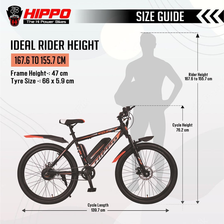 HippoBikes 2020 Electric Bike 26T 26 inches Single Speed Lithium ion Li ion Electric Cycle Price in India Buy HippoBikes 2020 Electric Bike 26T 26 inches Single Speed Lithium ion Li ion Electric Cycle...