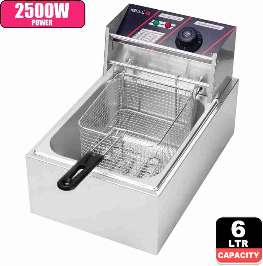 FROTH & FLAVOR Electric Deep Fryer 2500 Watt, 6 Litre, Colour