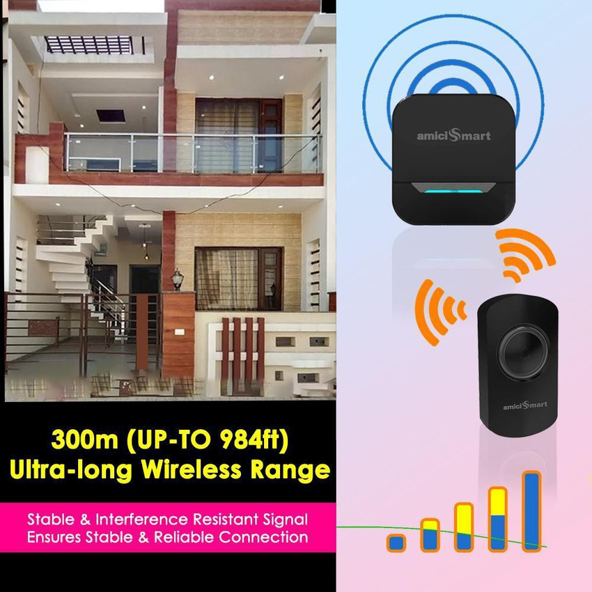 wireless doorbell for apartment building