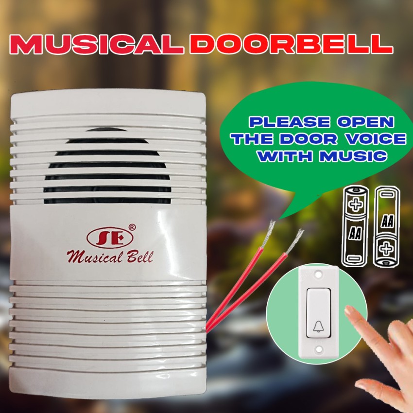 Buy New and Amazing Wireless Multi Music Door Bell Alarm (Multi-Design &  Multi-Colour) 1pc. Online at Low Prices in India 