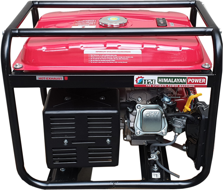 HPM Himalayan Power 3 KVA Portable Genset HP 3500PS Petrol Run