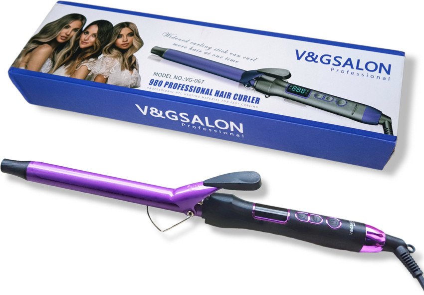 VNG Professional Curling Machine Hair Rod Curling Iron Tong for