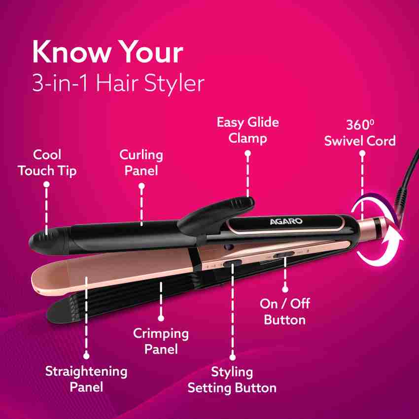 Agaro hair straightener online