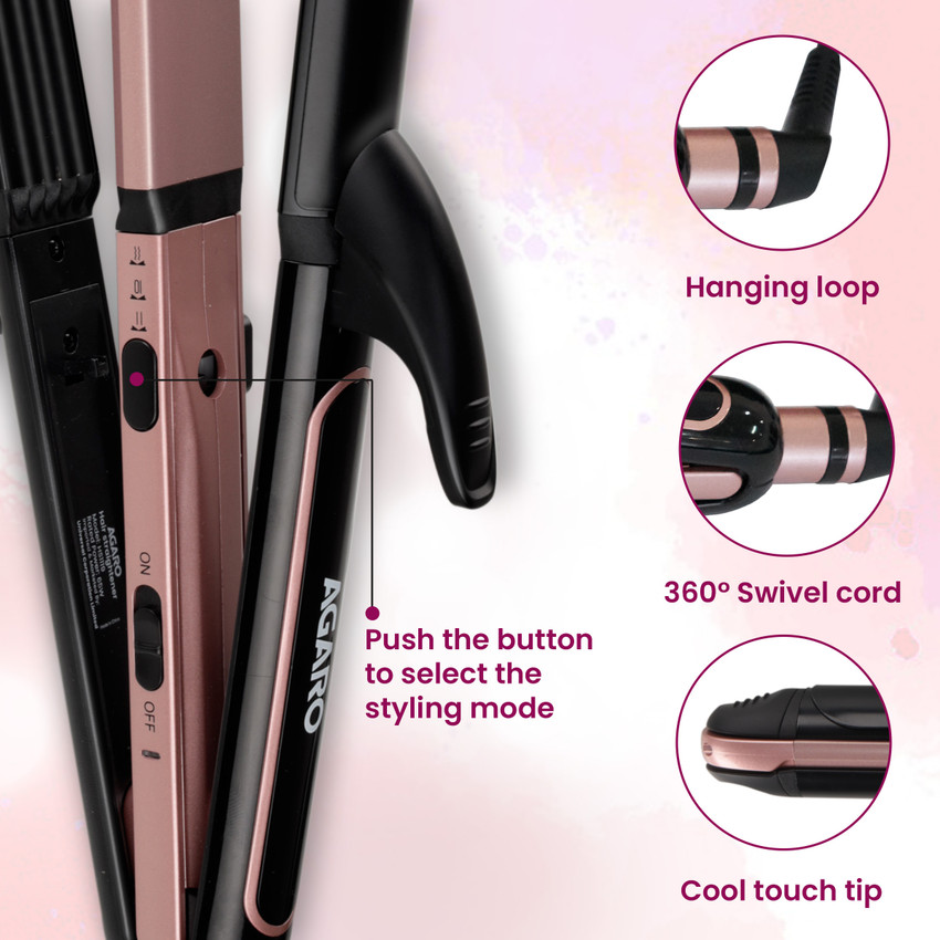Agaro hair hotsell straightener flipkart