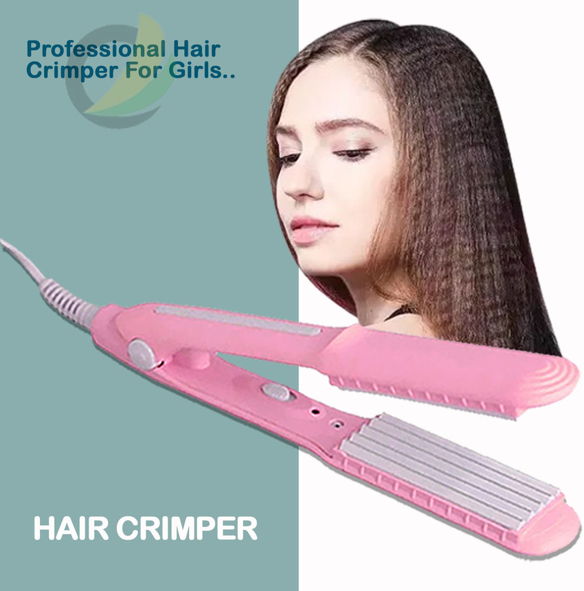 MARSELITE Professional Hair Crimper Machine Beveled edge for Crimping Hair For Girls Electric Hair Styler