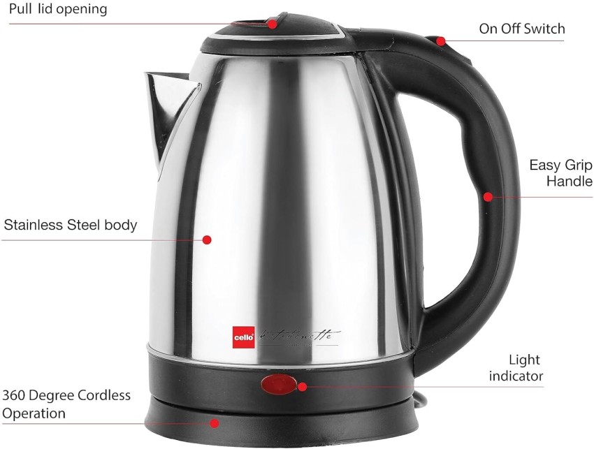 Cello electric kettle best sale