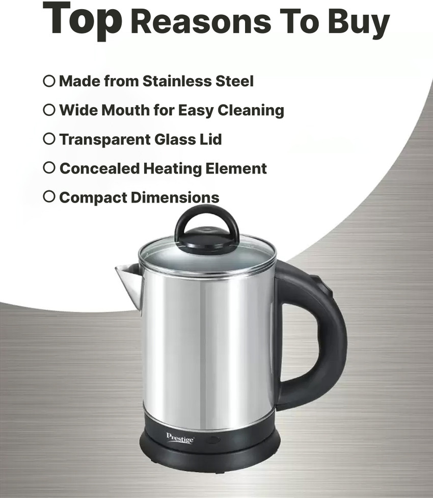 Prestige electric kettle glass lid broken top