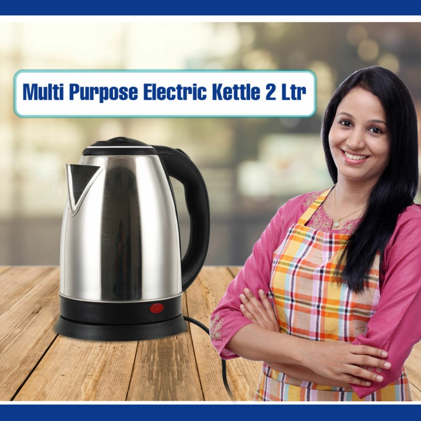 kettle Online - Multipurpose Kettle 1.5 litres with Stainless Steel Body