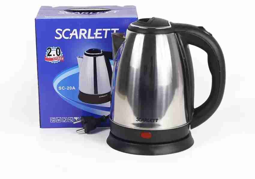 Scarlet Electric Kettle 2 Litre For Hot Water, Tea, Coffee And Milk