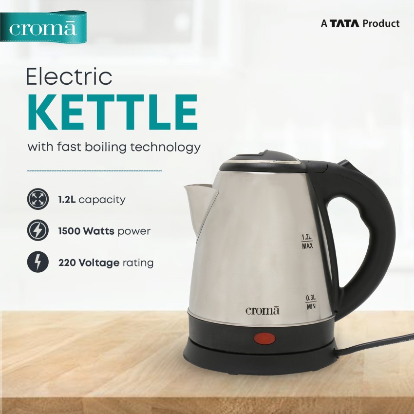 Croma kettle sale ss 1l crak3051