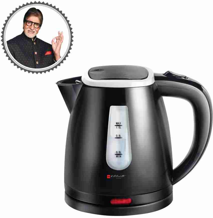 0.8L Electric Kettle Stainless Steel, 800 Watts Small Electric Kettle Fast  Boil