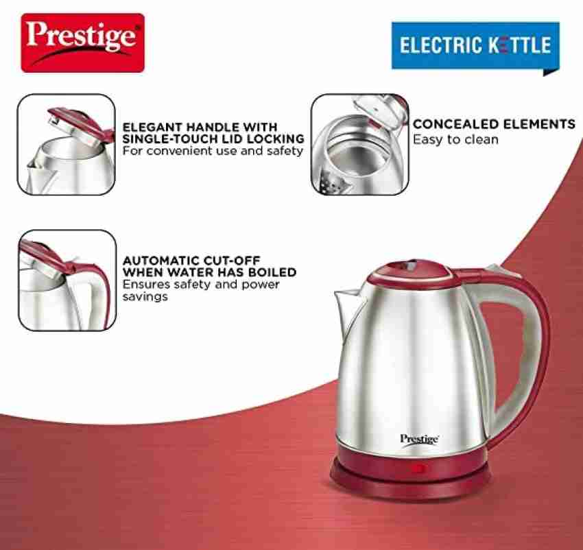 Prestige Electric Tea Kettle Stainless Steel Cordless Coffee Pot Hot Water  0.7 L